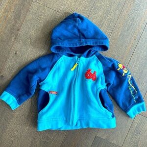 Disney Winnie the Pooh zip up hoodie‎ size 24M